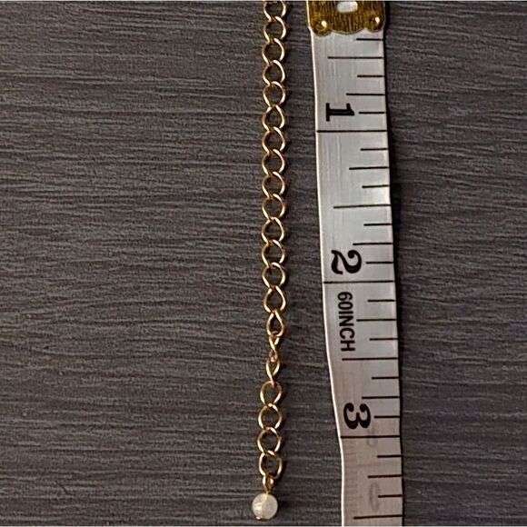 "5/$25" Amber Acrylic Goldtone NWT Brand Adjustable Bib Statement Necklace - Picture 11 of 11